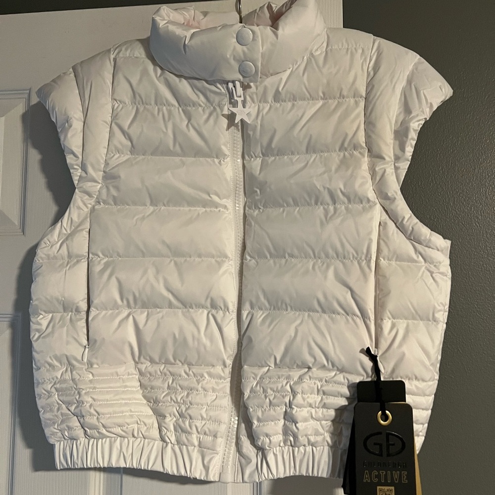 White Puffer Vest